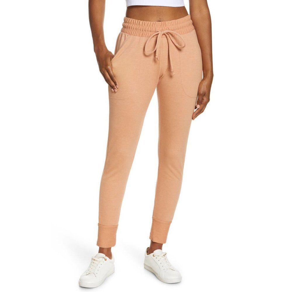 Free People Movement Women Sunny Skinny Jogger Sweatpants In Sunbaked S Nwt